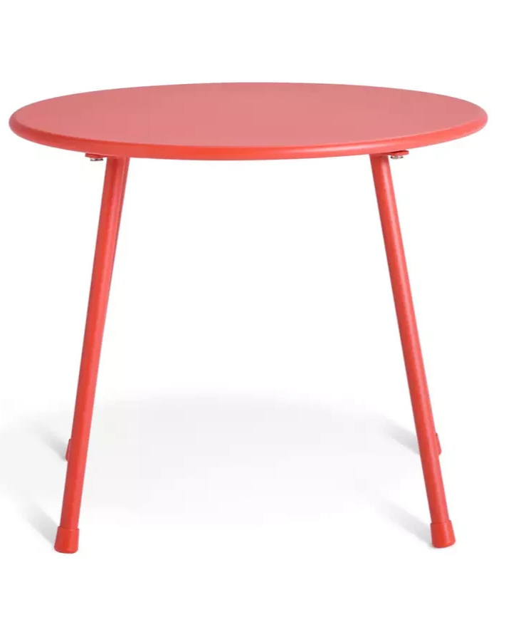 Annika 2 Seater Metal Garden Bistro Set - Red (B Grade 1323)