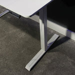 X Rocker Ascend Electric Height Adjustable Gaming Desk-White |Streamer Workspace