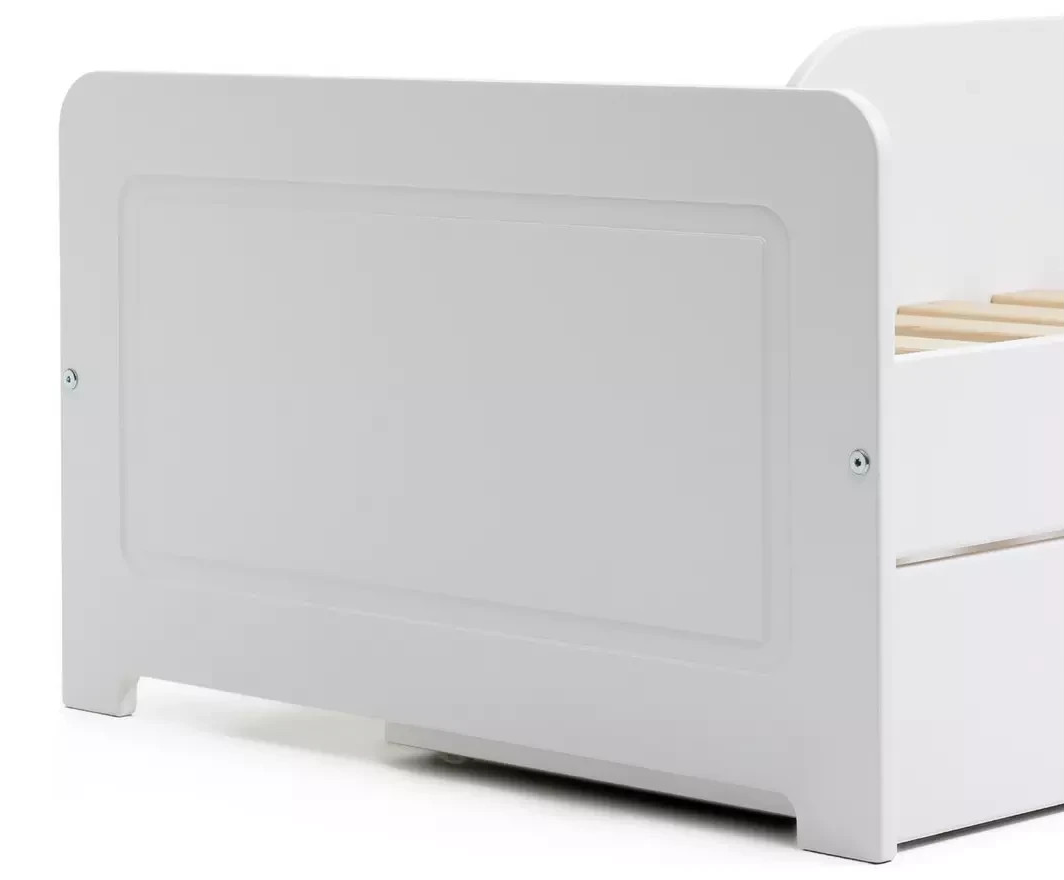 Brooklyn Toddler Bed With Drawer White | Kids Children's Bedroom Bed Frame
