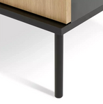 Home Rietta 1 Door 1 Drawer TV Unit Black | Living Room TV Stand Cabinet