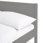Home Jenson Double Wooden Bed Frame - Grey | Minimalist Looks Bed