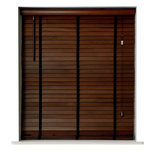 Wooden Brown 50mm Slat Venetian Blind 90cm | Window Privacy Blind Home