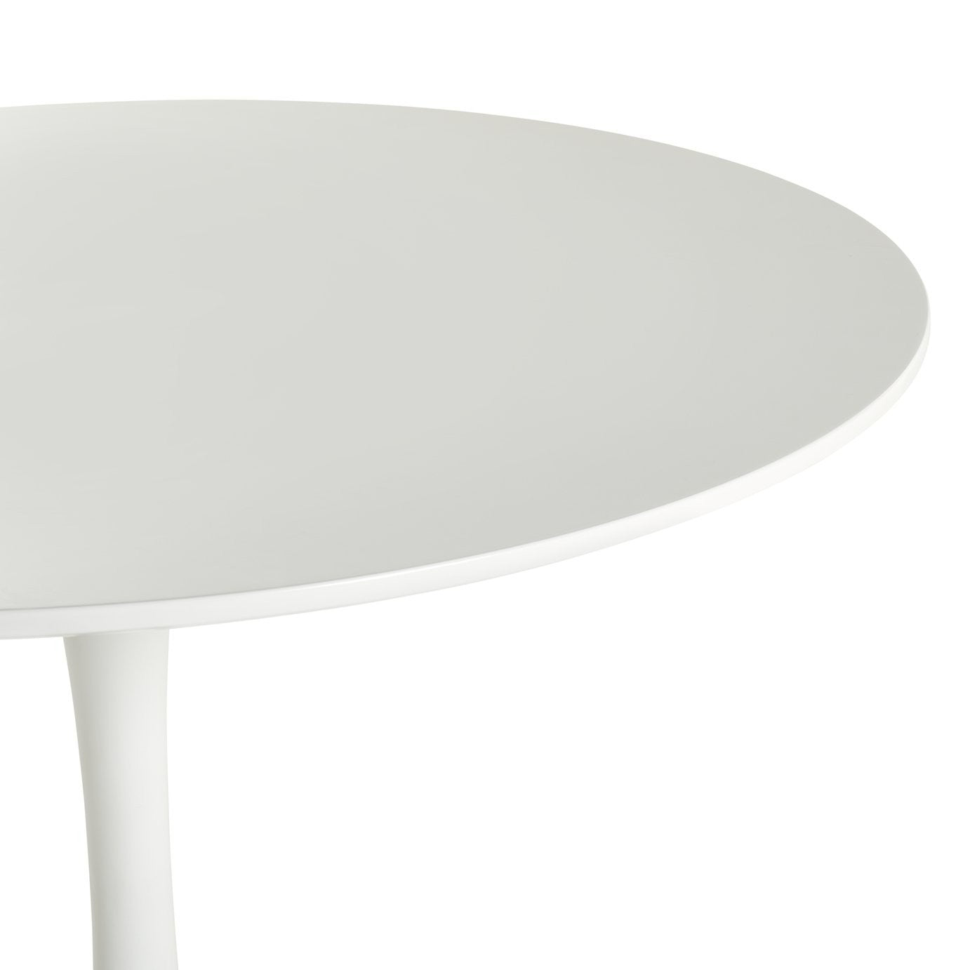 Tulip 4 Seater Round Dining Table - White | Round Kitchen Dining Room