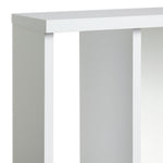 Home Jenson Narrow Bookcase - White Gloss | Slim Home Storage