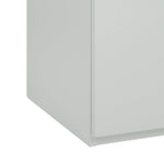 Home Brisbane 3 Door 3 Drawer Wardrobe – Grey | Sleek Neutral Aesthetic