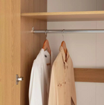 Home Malibu 3 Door 4 Drawer Mirror Wardrobe Oak Effect | Bedroom Storage