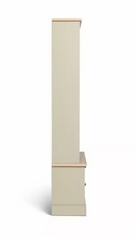 Home Winchester Bookcase Natural | Wooden Storage Shelving Display Unit