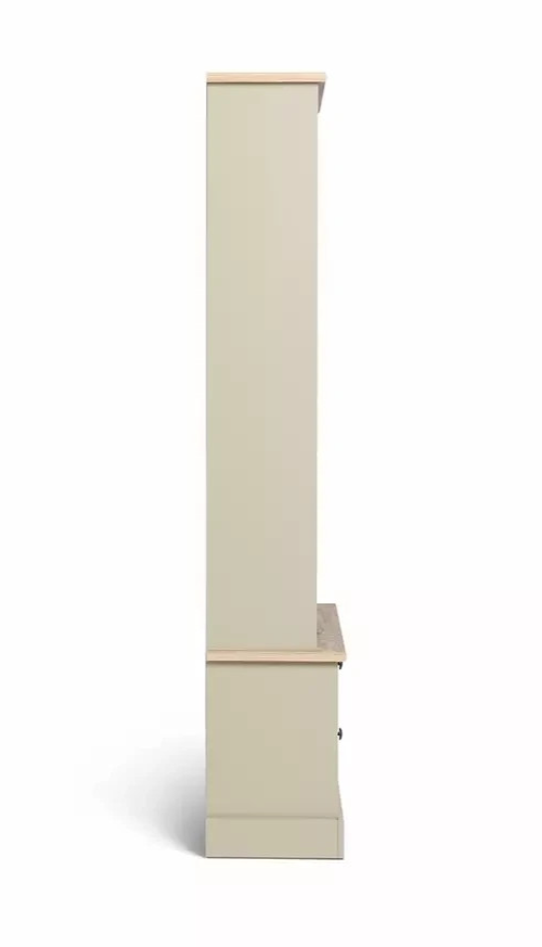 Home Winchester Bookcase Natural | Wooden Storage Shelving Display Unit
