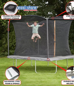 Sportspower Sport-Pro 6ft x 8ft Trampoline With Enclosure
