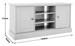 Home Winchester 2 Door TV Unit - Cream (B GRADE)