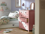 Home Kids Mia 6 Drawer Chest - Pink | kids bedroom storage
