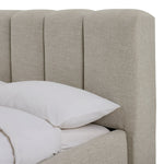 Malone Kingsize End Lift Ottoman Bed - Cream | Luxury bed with storage