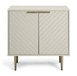 Habitat Oti 2 Door Sideboard Champagne | Modern Storage Cabinet Minimalist Home