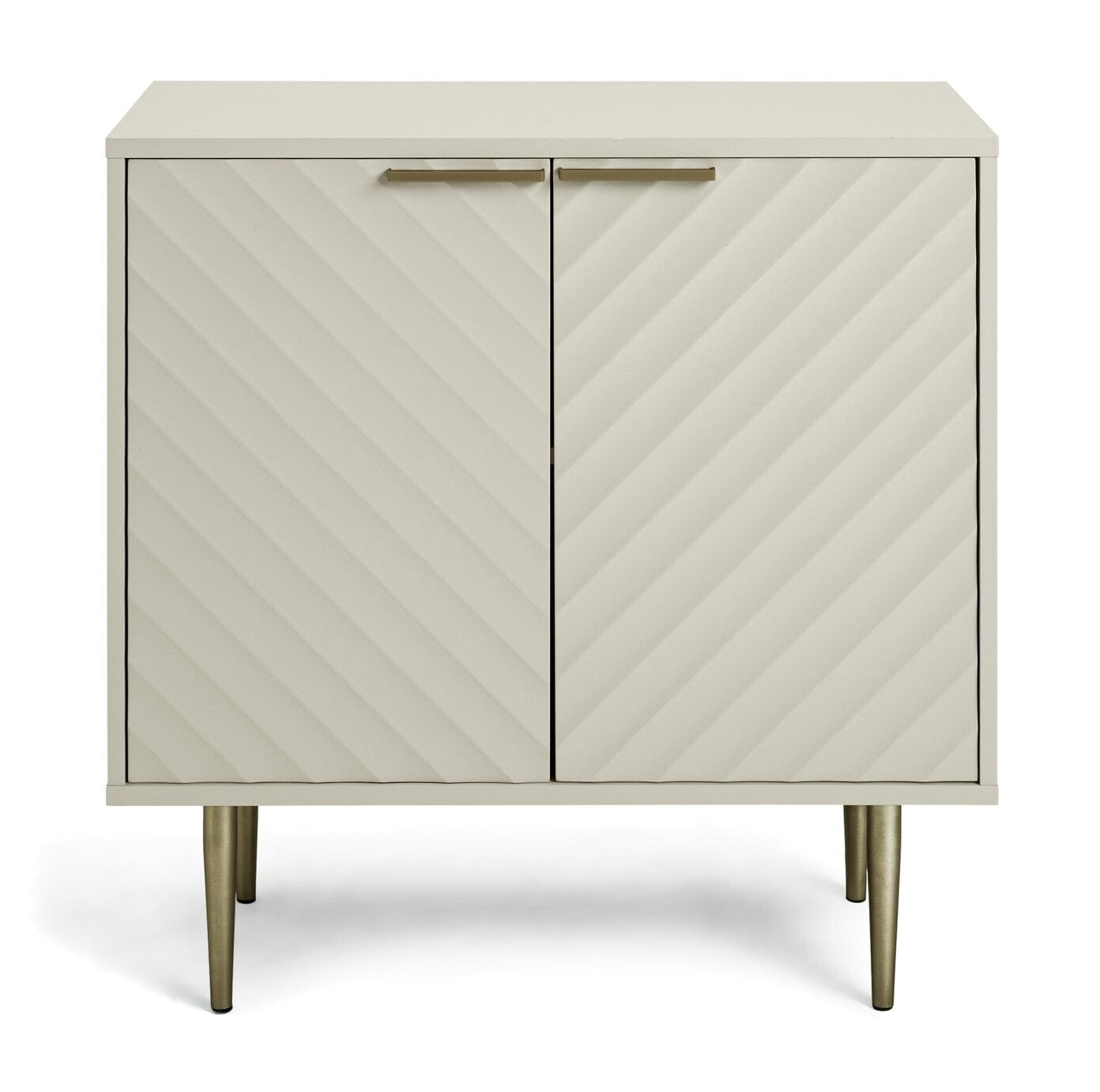 Habitat Oti 2 Door Sideboard Champagne | Modern Storage Cabinet Minimalist Home