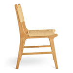 Faro Pair of Solid Wood Dining Chairs - Light Wood | Kitchen Counter Seating