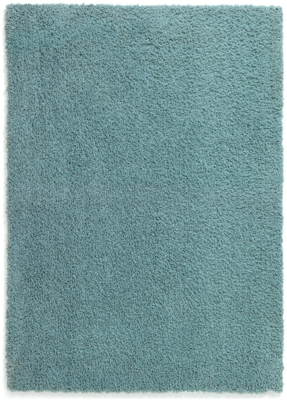 Habitat Recycled Cosy Plain Shaggy Rug - 80x150cm - Blue