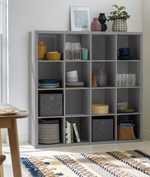Squares Plus 16 Cube Storage Unit - Grey (B Grade 1128)