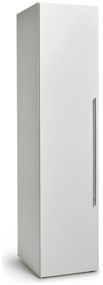 Atlas 1 Door Tall Wardrobe - White | Minimalist Visual Style