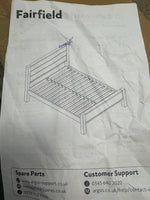 Fairfield Kingsize Wooden Bed Frame - Pine (B Grade)