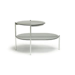 Habitat Neo Tiered Side Table - Chrome