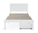 Habitat Brooklyn Single Bed Frame and Drawer - White | Wooden Bed Storage Saving