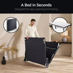 Jay-Be Compact Folding Bed with Mattress Small Double | Foldaway Guest Bed