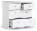 Tvilum Paris 4 Drawer Chest - White ( B Grade )