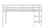 Kaycie Mid Sleeper Single Bed Frame - White