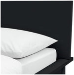 Akio Double Wooden Platform Bed Frame - Black | minimalist bed frame