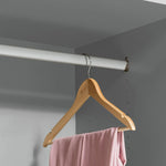 Munich 2 Door Mirror Wardrobe - White | 2 door mirror wardrobe
