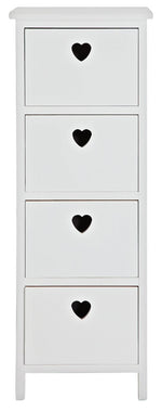 Edie 4 Drawer Storage Unit â€“ White