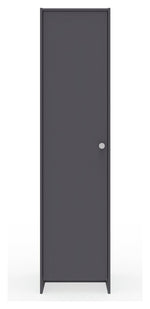 Seville 1 Door Wardrobe - Anthracite ( B Grade )