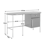 Habitat 1 Drawer Jelly Bean Desk - Black ( B Grade 51712 - 51713 )