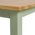 Home Chicago Extending 6 Seater Dining Table Green | Modern Dining Room Table 