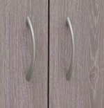 Seville 2 Door Wardrobe - Grey Oak Effect ( B Grade )