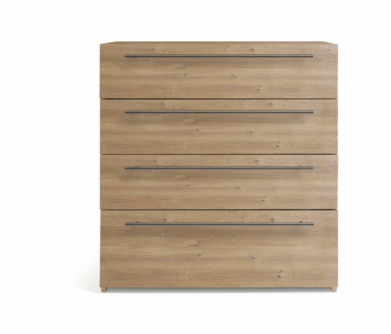 Atlas 4 Drawer Chest - Oak | Organized Clothing Space