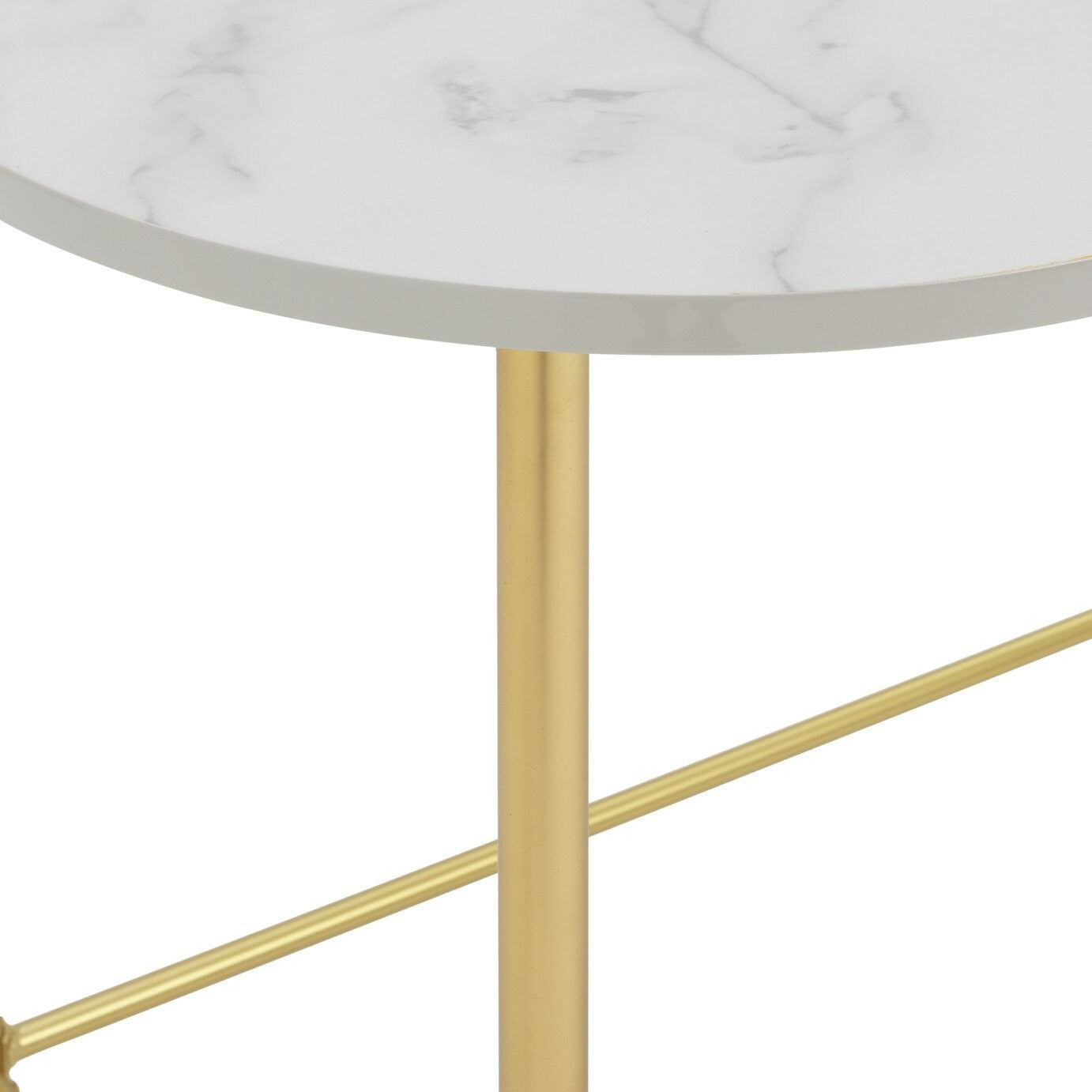 Habitat Dulcie 1 Drawer Office Desk - Marble Effect