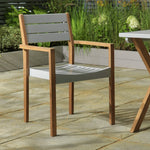 Richmond 6 Seater Wooden Patio Set - Grey ( B Grade 29488 - 29489 - 29491 )