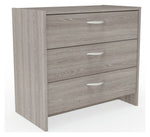 Seville 2 Piece 1 Door Wardrobe Set - Grey & Oak