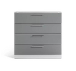 Habitat Munich 4 Drawer Chest - Grey Gloss