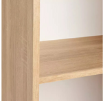 Carla 1 Door Display Cabinet - Oak (B Grade)