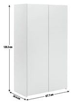 Seville Shoe Storage Cabinet - White ( B Grade 42754 - 42755 )