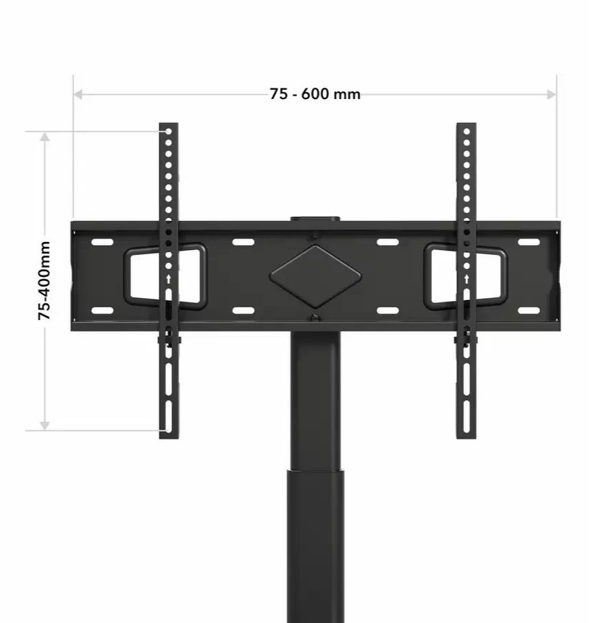 AVF AR-UN60BB Up to 70 Inch TV Stand Black | Modern TV Entertainment Unit