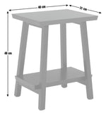 Habitat Kyoto Side Table - Cinnamon