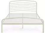 Jubilee Double Metal Bed Frame - Off White
