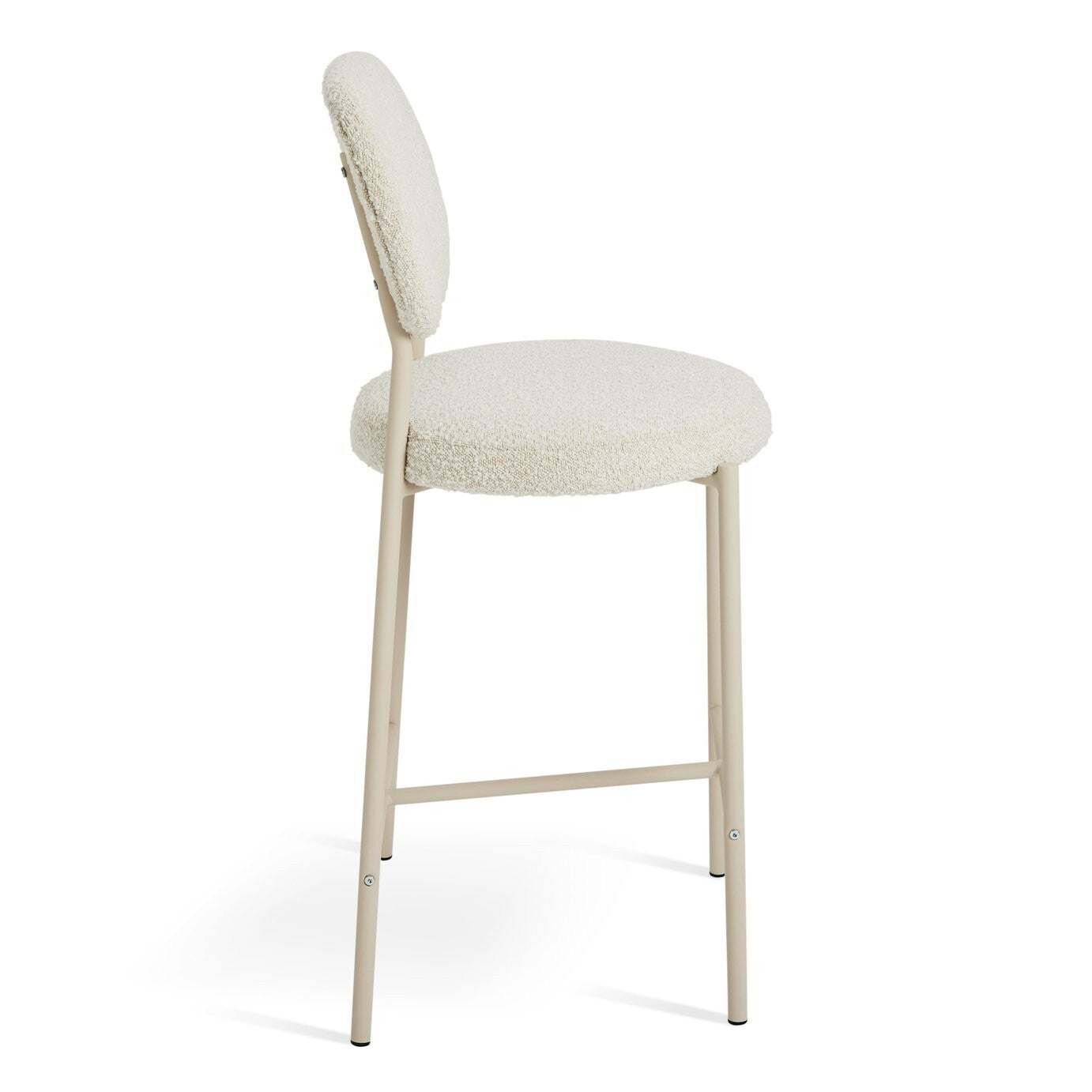 Habitat Orson Boucle Counter Bar Stool - White
