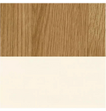 Home Kent 6 Drawer Chest - Cream and Oak (B Grade)