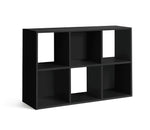 Squares 6 Cube Storage Unit - Black