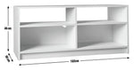 Maine TV Unit - Oak Effect