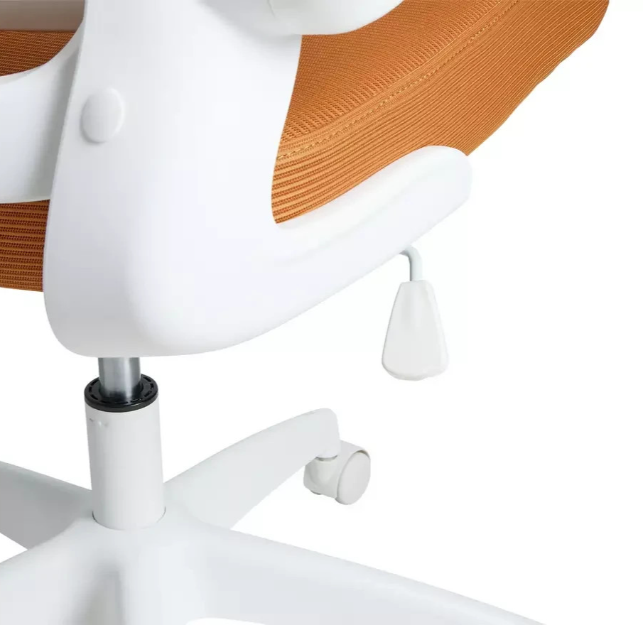 Oxley Mesh Plastic Chair Orange | Modern Dining Kitchen Garden Chair Furniture